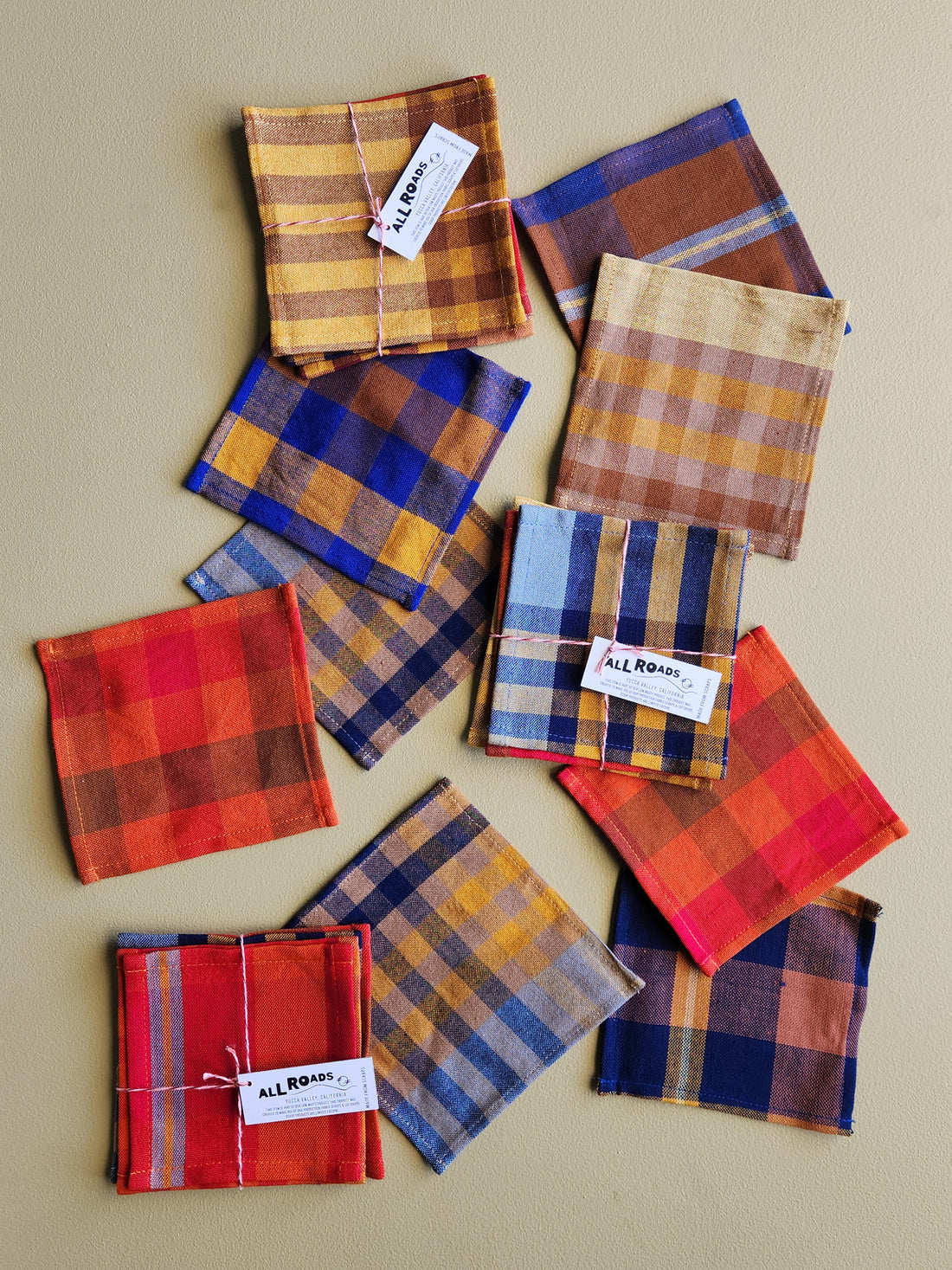 Scrap Cocktail Napkin Set - Fall