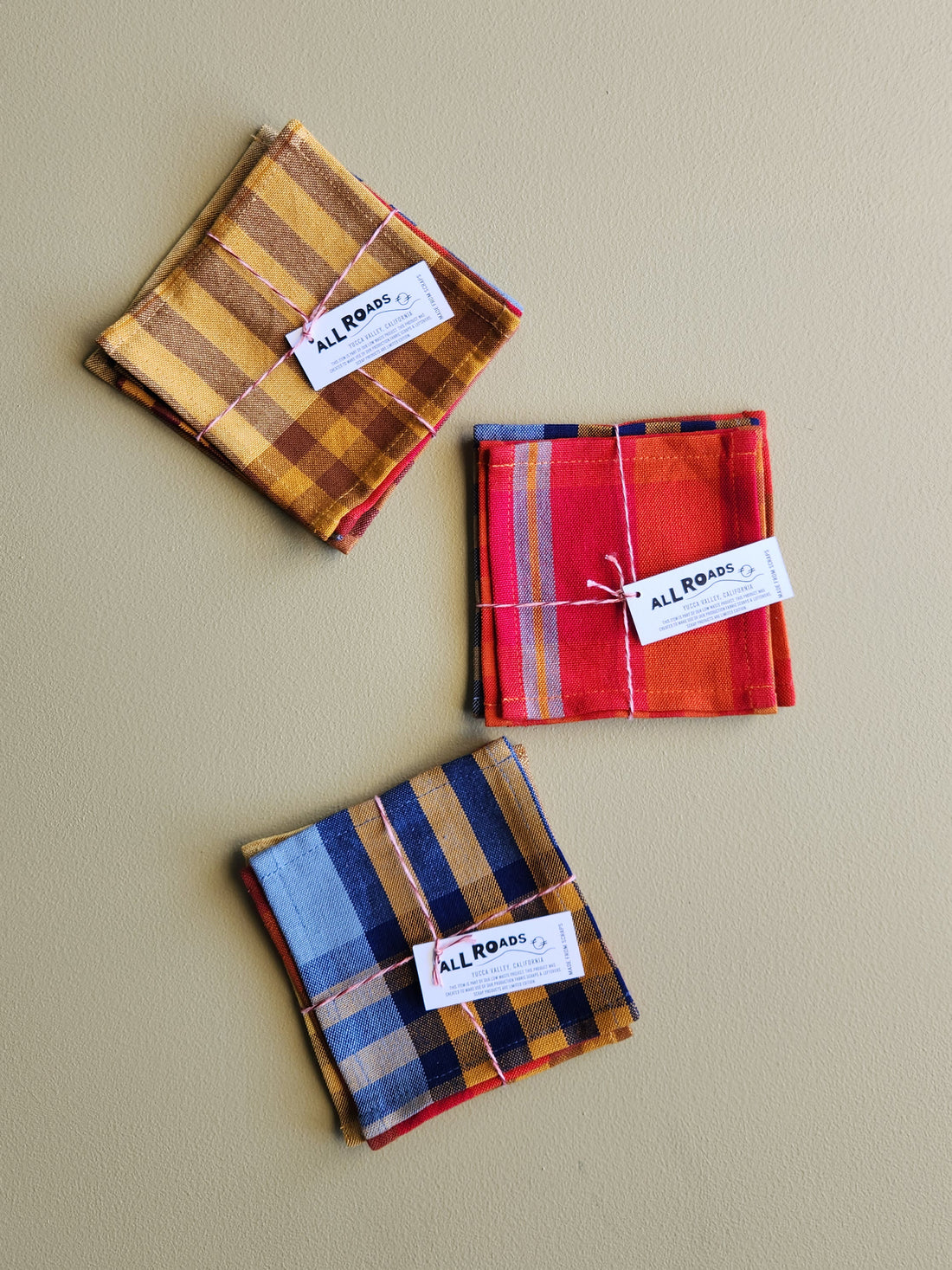 Scrap Cocktail Napkin Set - Fall