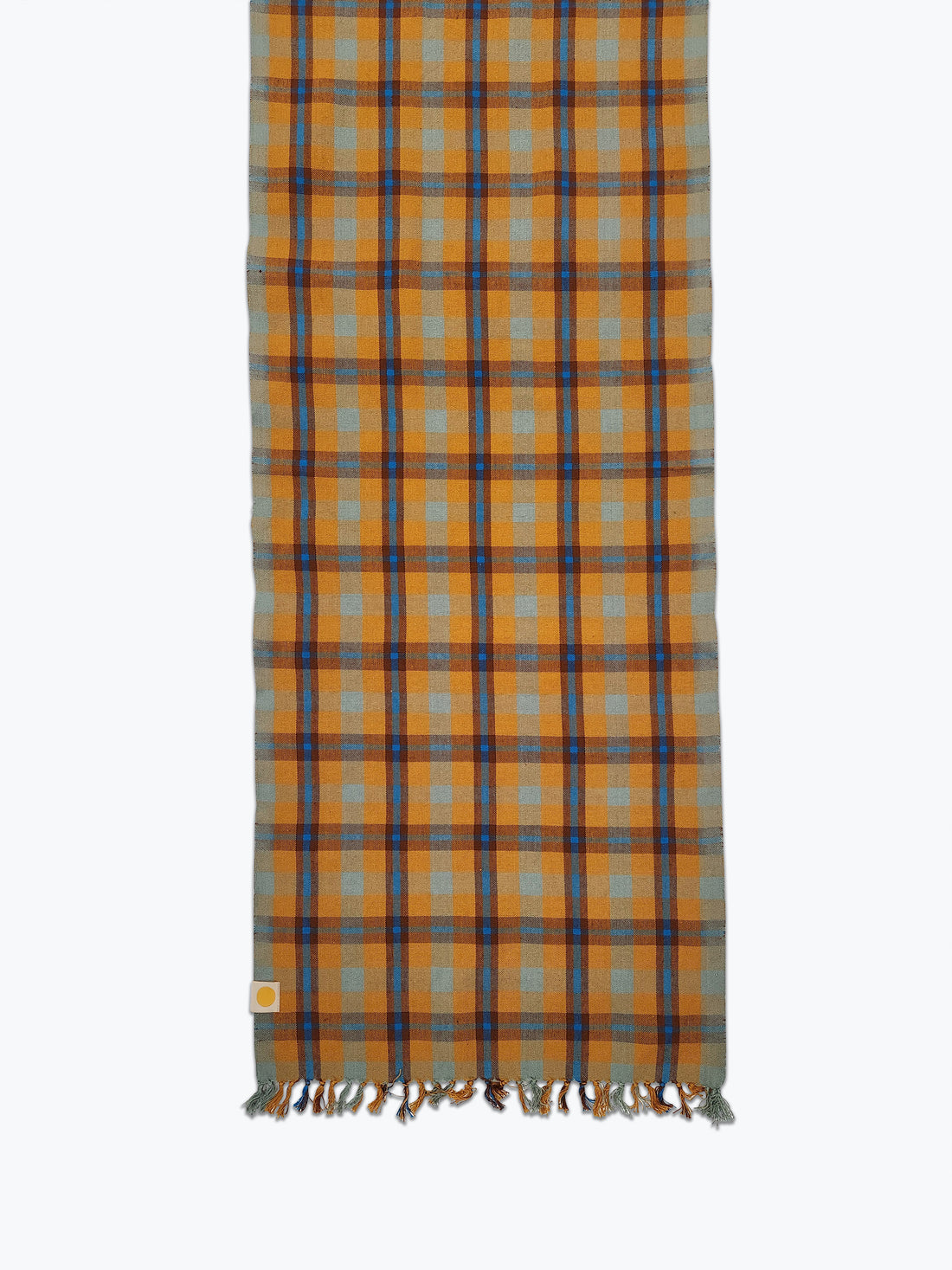 Charleston Plaid Table Runner - Fawn