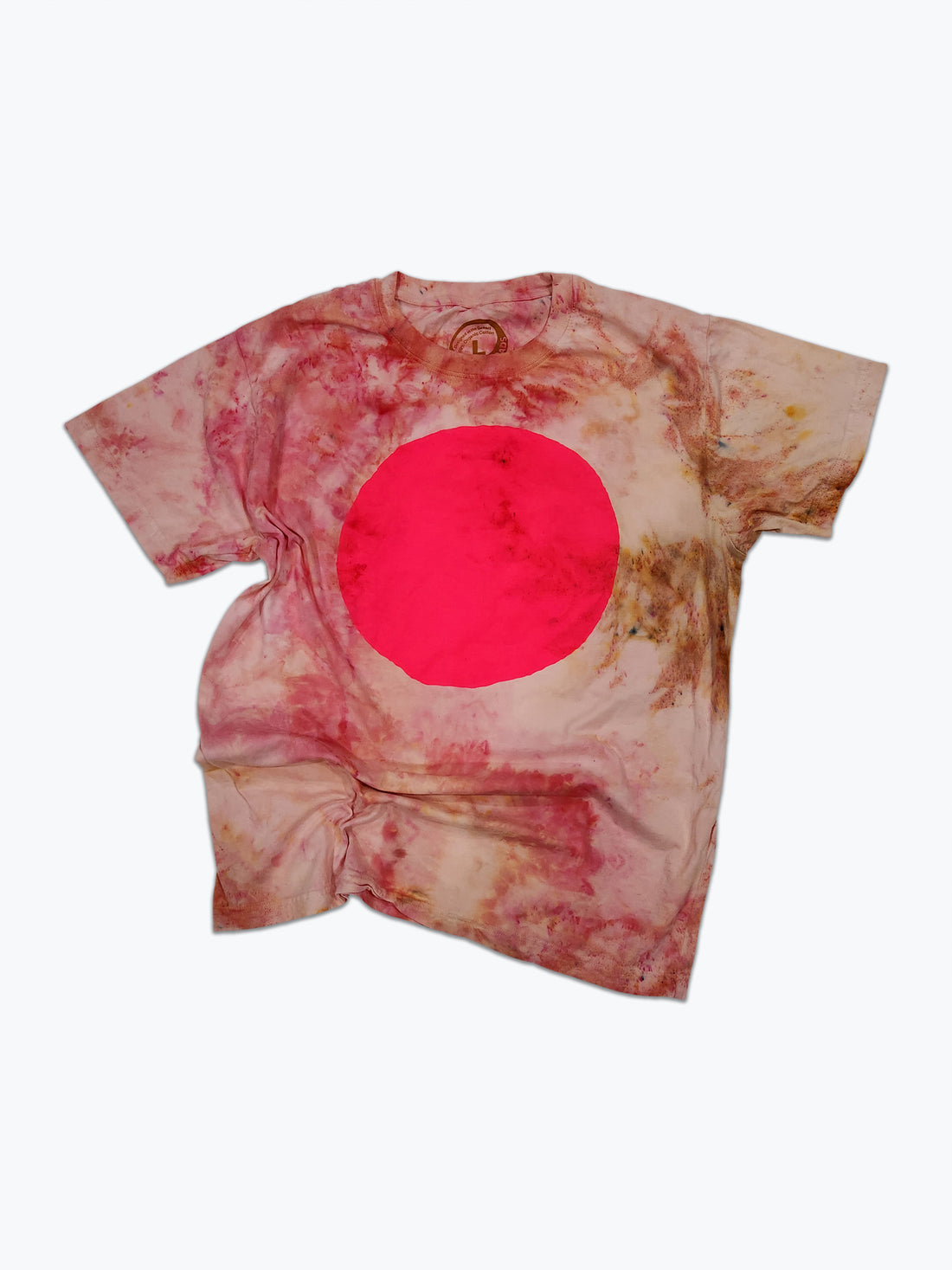 Dyed Circle Tee - Hibiscus