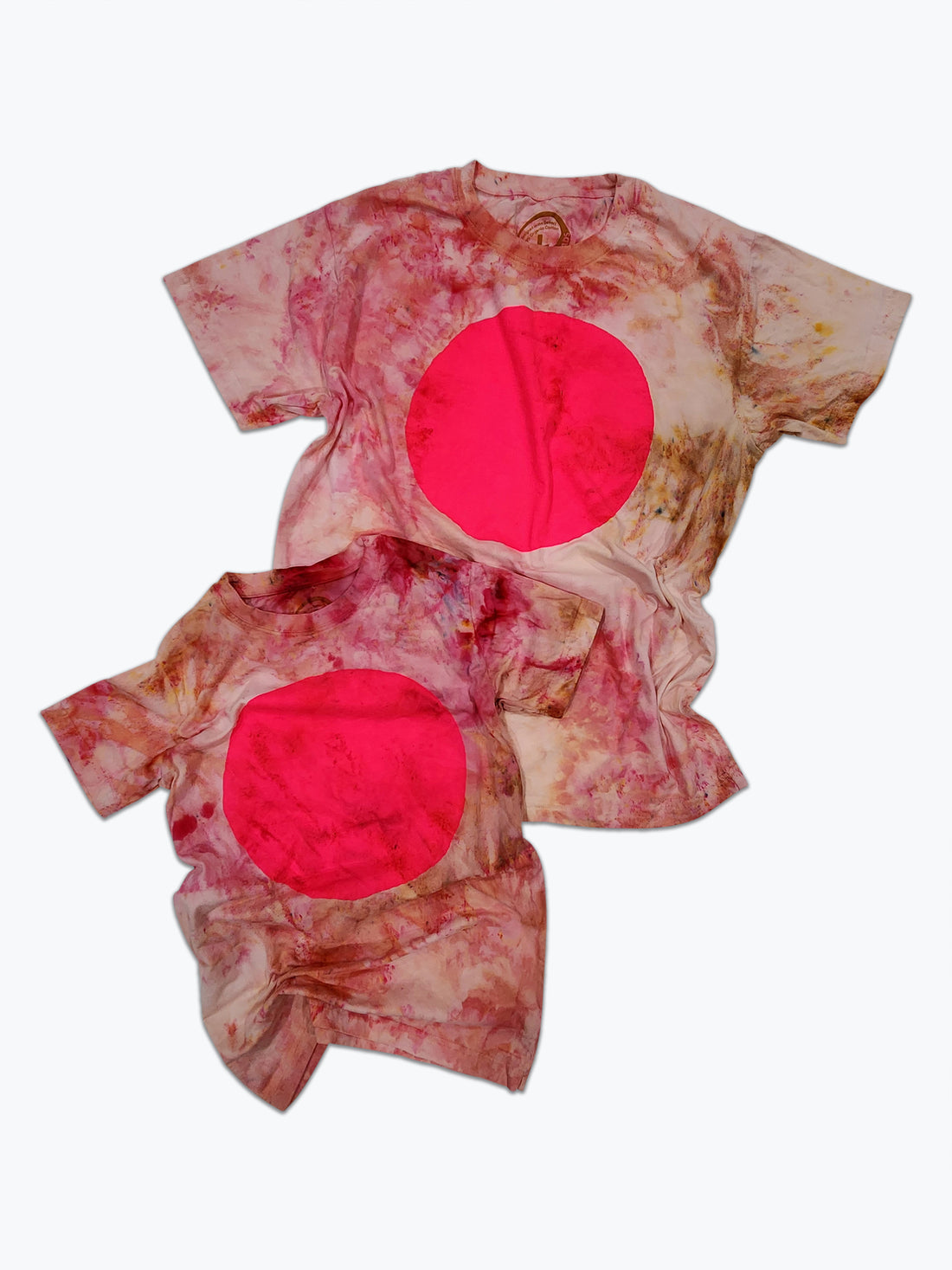 Dyed Circle Tee - Hibiscus