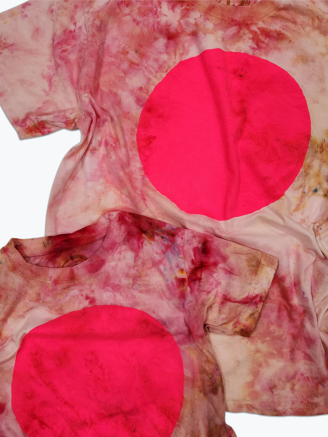 Dyed Circle Tee - Hibiscus
