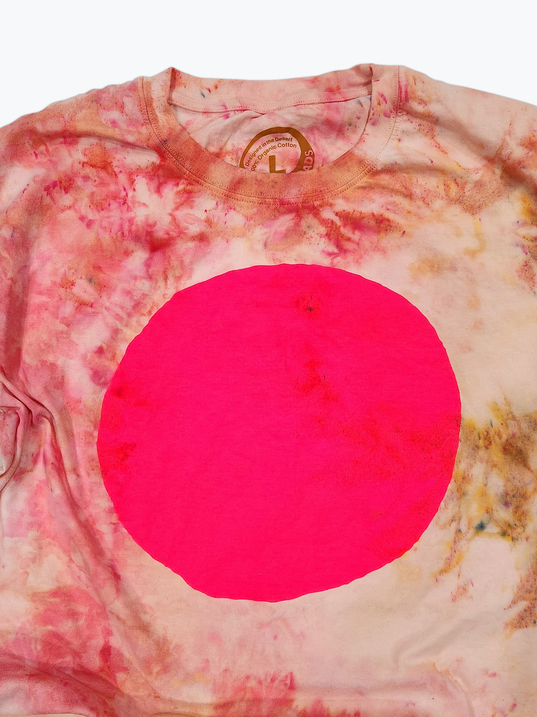 Dyed Circle Tee - Hibiscus