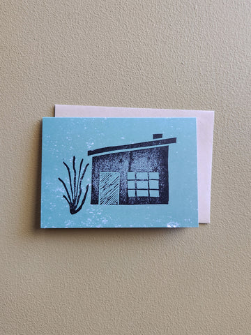 Desert Notecard - Homestead Cabin