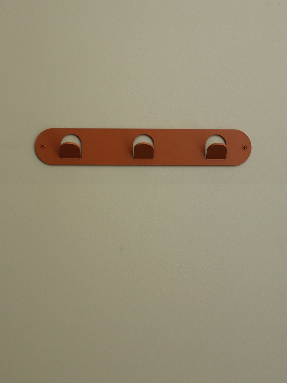 Triple Tab Hook - Matte Burnt Orange