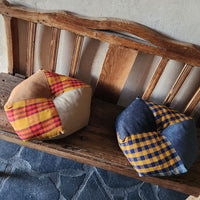 Patchwork Cushion - Naranja