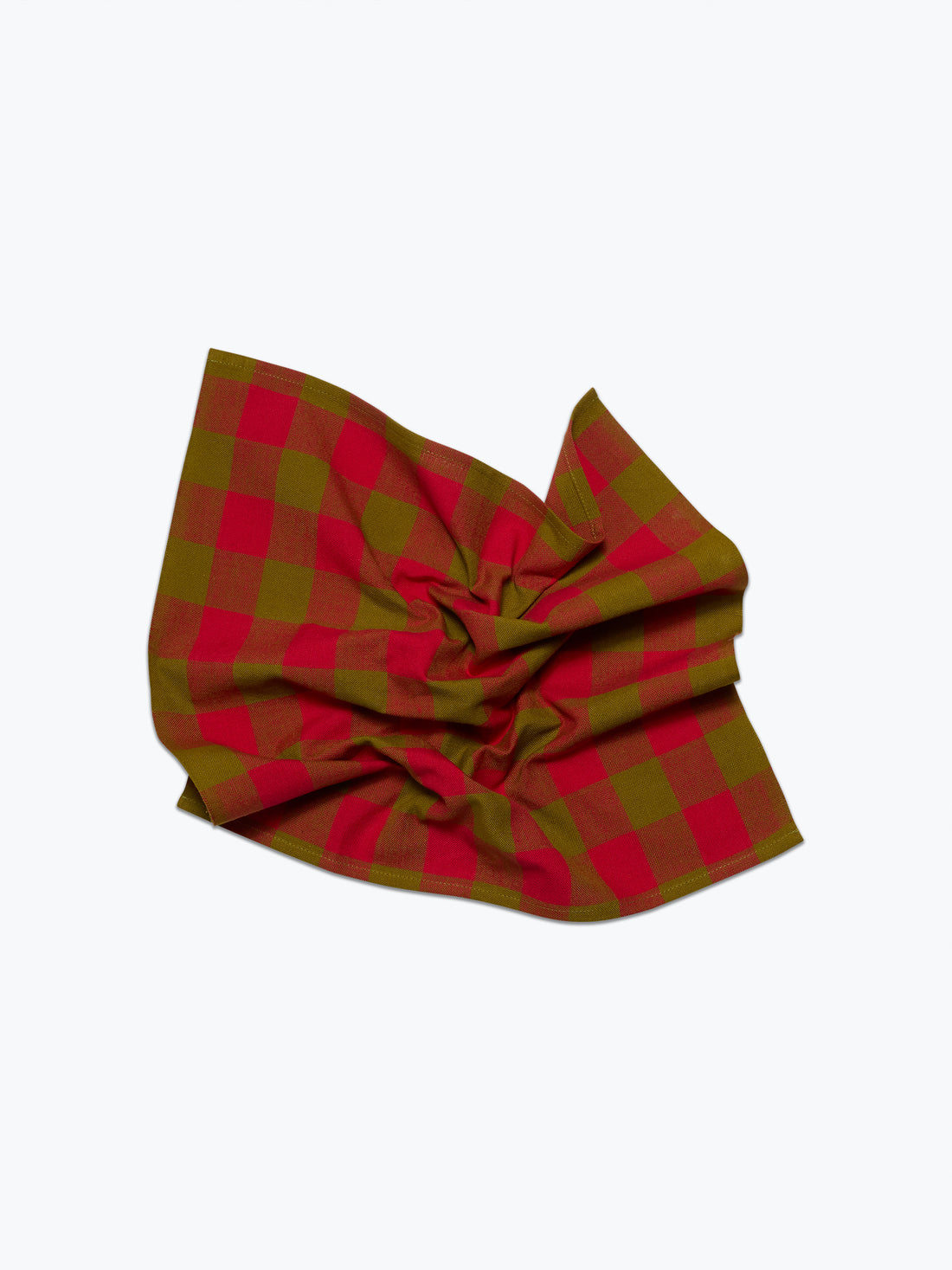 Big Gingham Napkin Pair - Noel