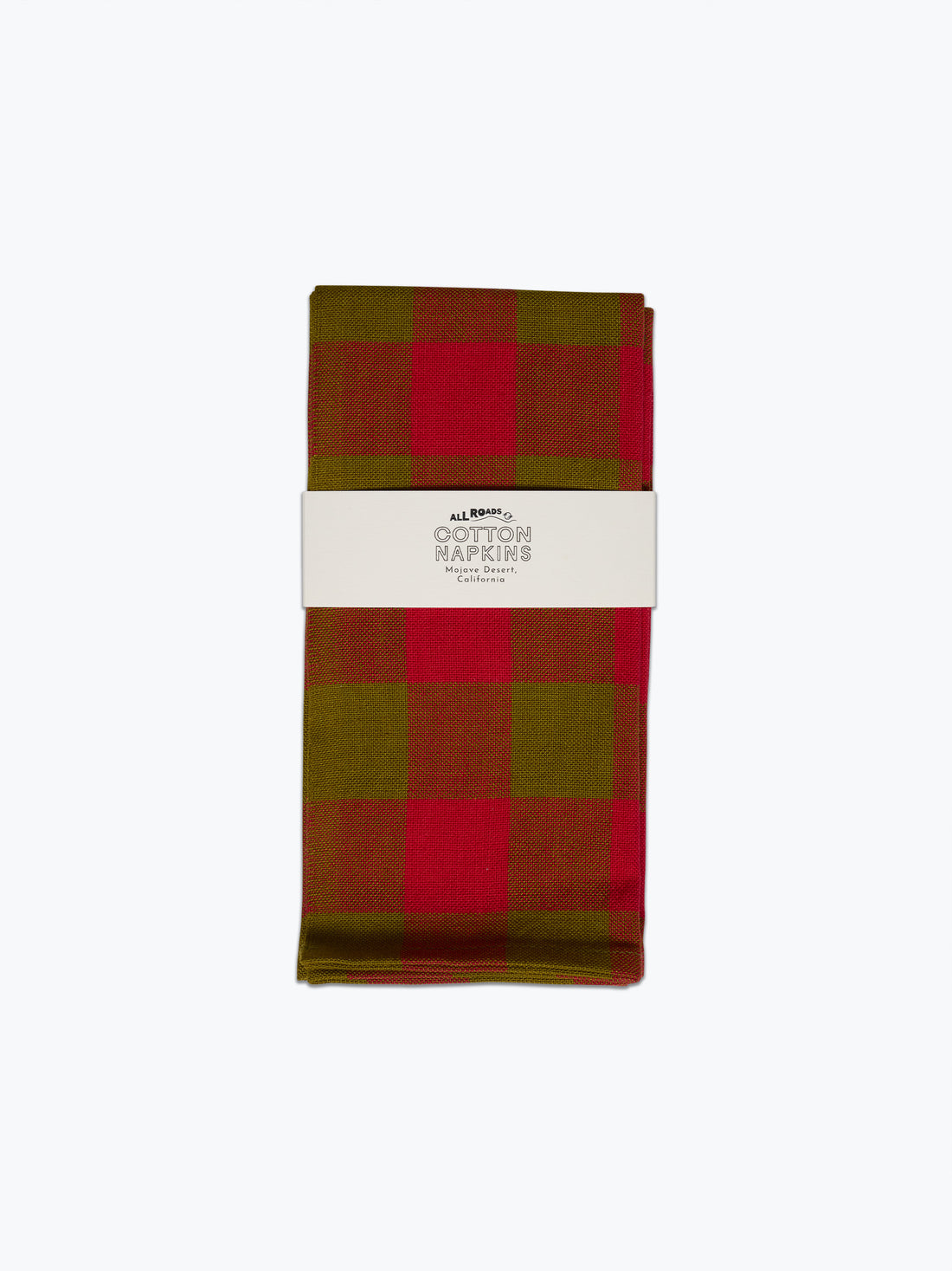 Big Gingham Napkin Pair - Noel