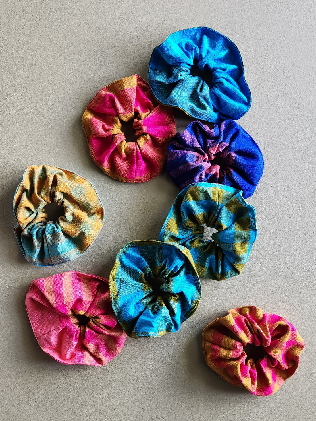 Cotton Scrunchie - Turquoise