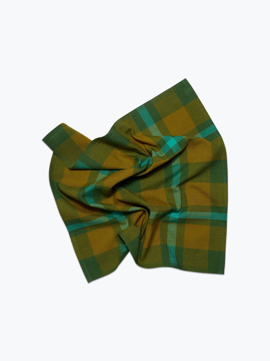 Charleston Plaid Napkin Pair - Seagrass
