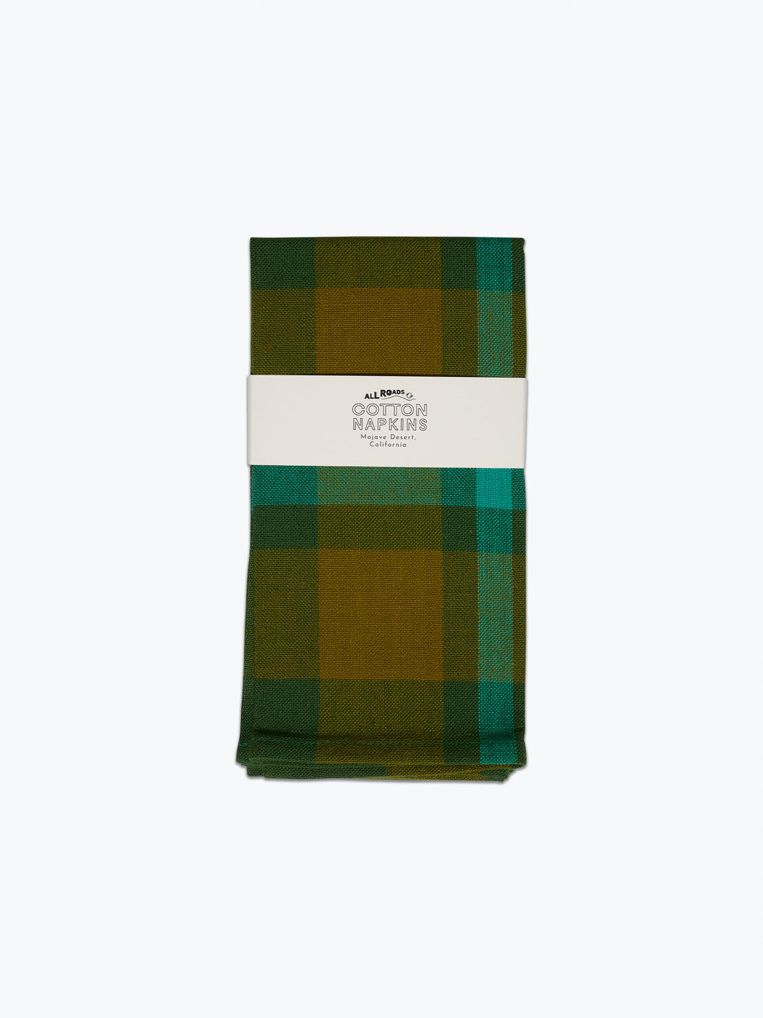 Charleston Plaid Napkin Pair - Seagrass