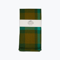 Charleston Plaid Napkin Pair - Seagrass