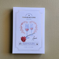 Shortbread Butter Cookies - Strawberry & Pink Peppercorn