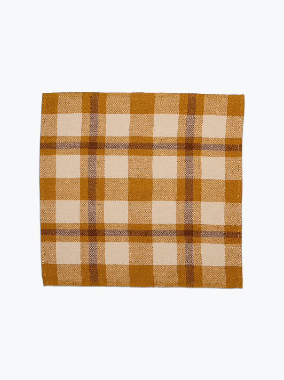 Charleston Plaid Napkin Pair - Sunflower
