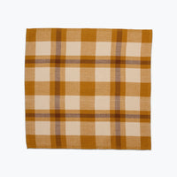 Charleston Plaid Napkin Pair - Sunflower