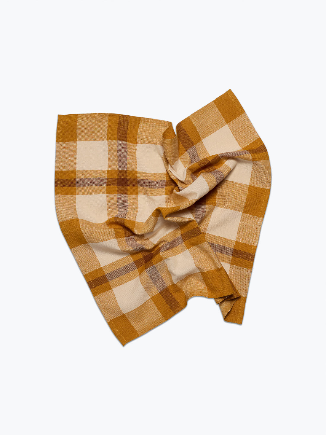 Charleston Plaid Napkin Pair - Sunflower