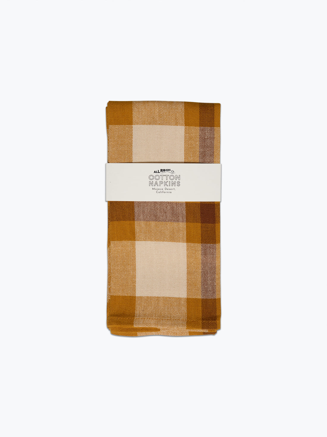 Charleston Plaid Napkin Pair - Sunflower