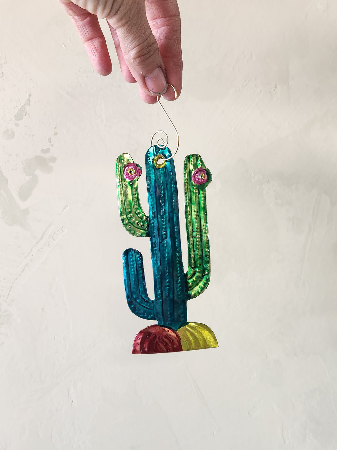 Tin Ornament - Saguaro