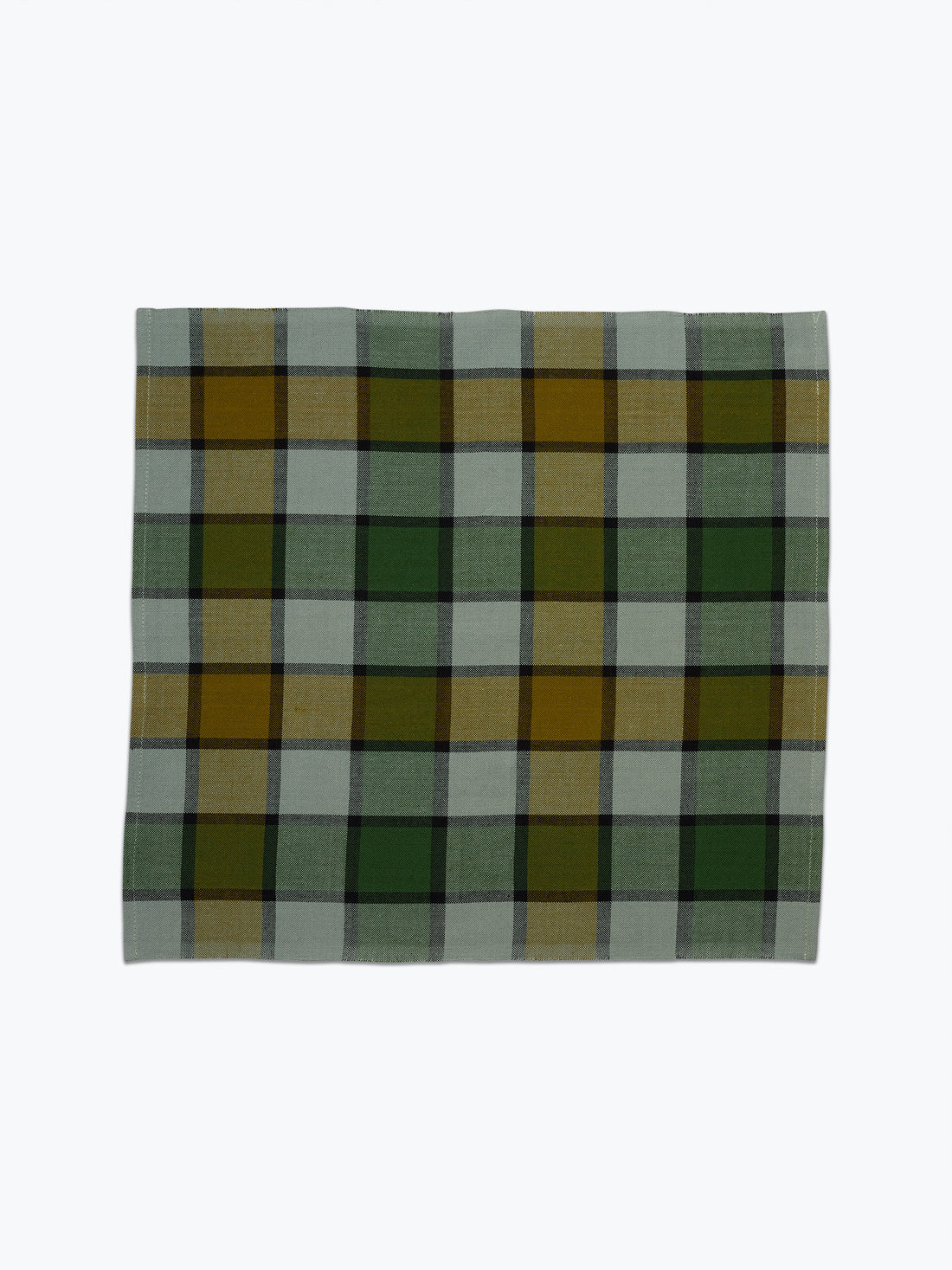 Court Plaid Napkin Pair - Tomatillo