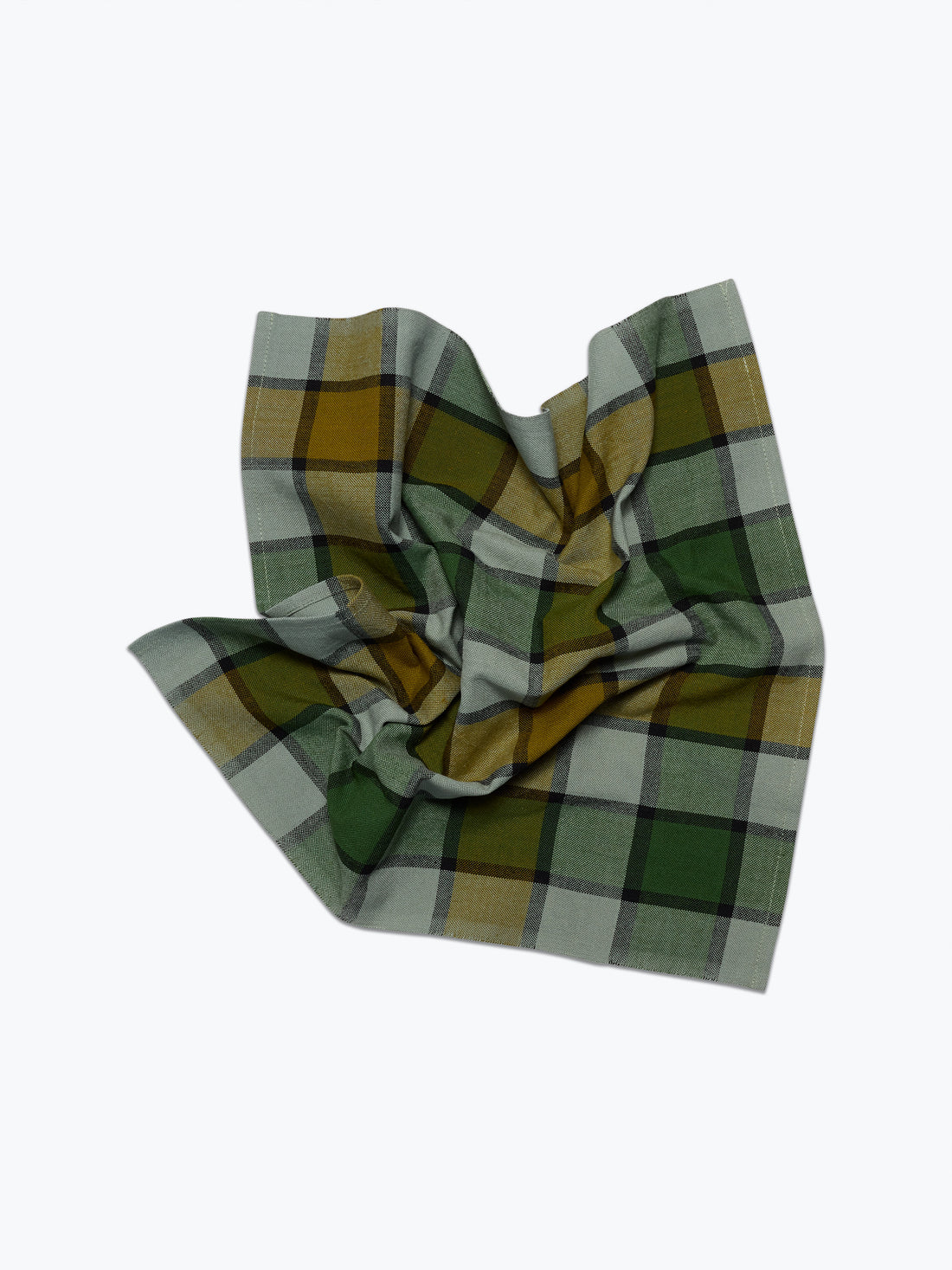 Court Plaid Napkin Pair - Tomatillo