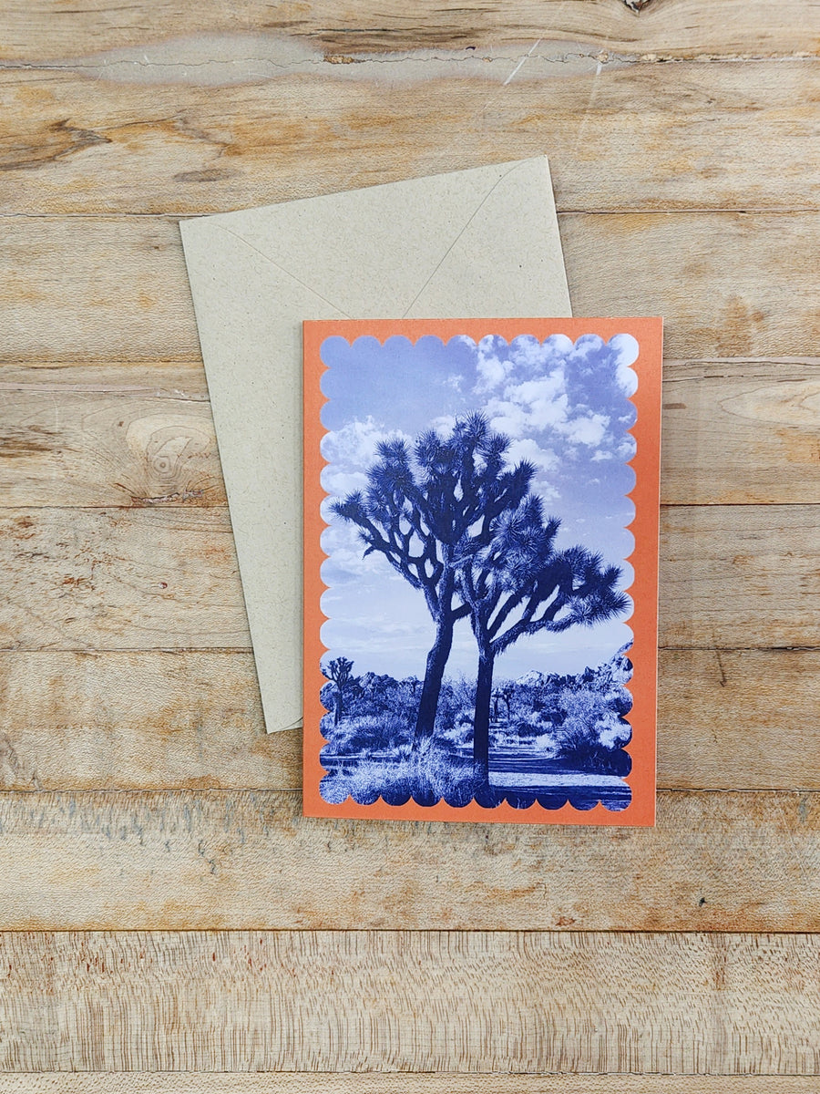 Desert Notecard - Joshua Tree Blue