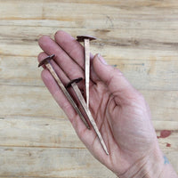 Forged Heart Nails - Copper