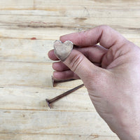 Handmade Copper Heart Nails - All Roads