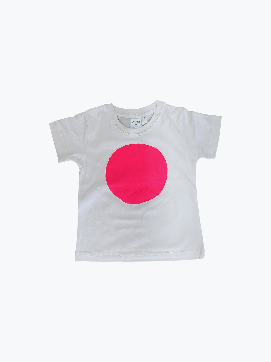 Kids Circle Tee - Fluro Pink