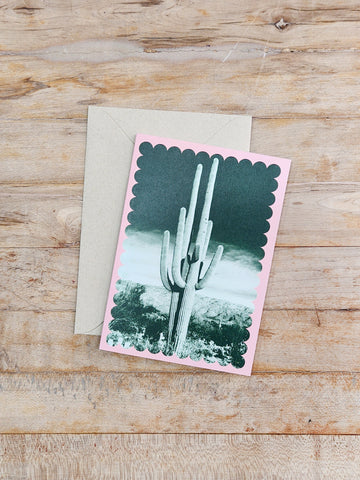Desert Notecard - Saguaro