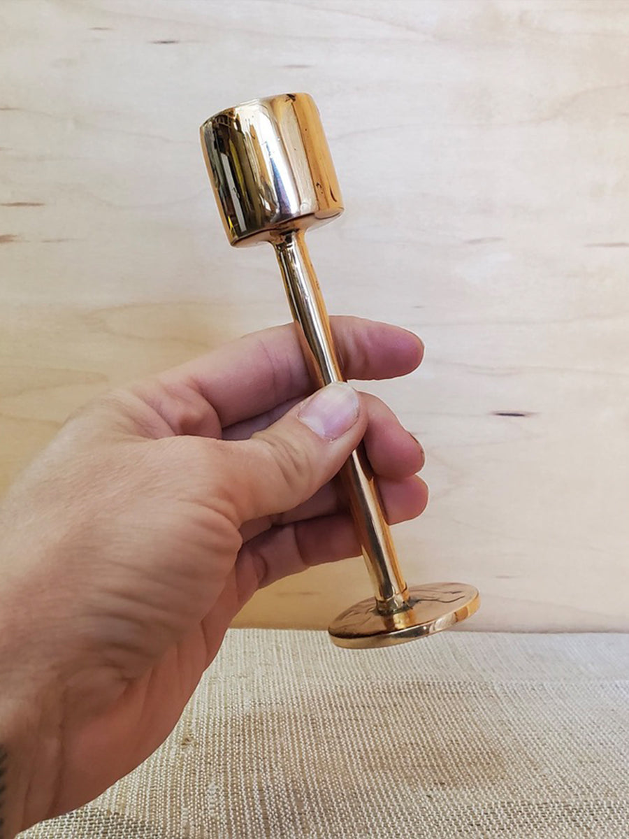 Cast Bronze Candle Stick